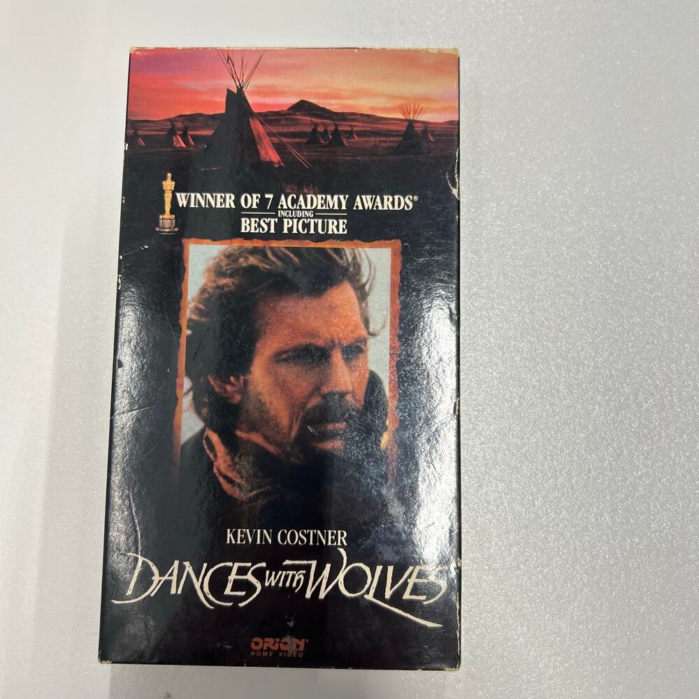 1990 Dances With Wolves VHS Kevin Costner